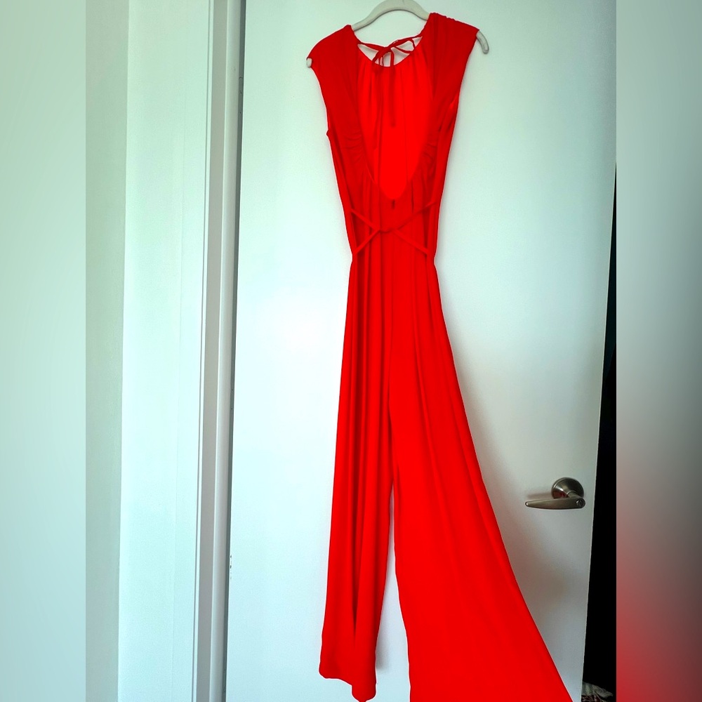 Zara open back jumpsuit